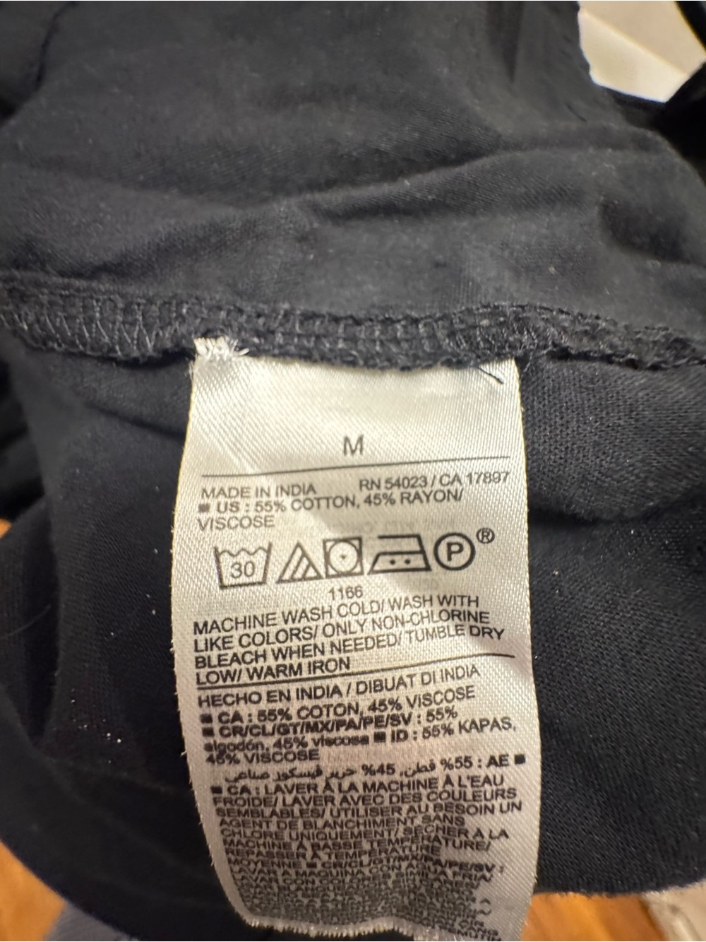 Old Navy Black Top with Branded Neck Tag - Picture 6 of 6